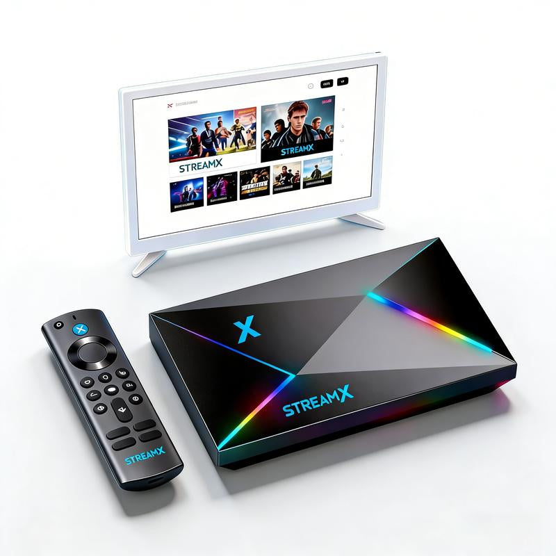 Streamx BOX Compatible with TV/DVD, Support Learningfunction, Sensitive Buttons, Easy Setup for Family Homeentertainment