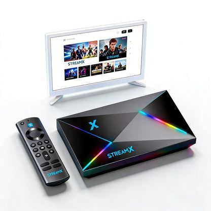 Streamx BOX Compatible with TV/DVD, Support Learningfunction, Sensitive Buttons, Easy Setup for Family Homeentertainment