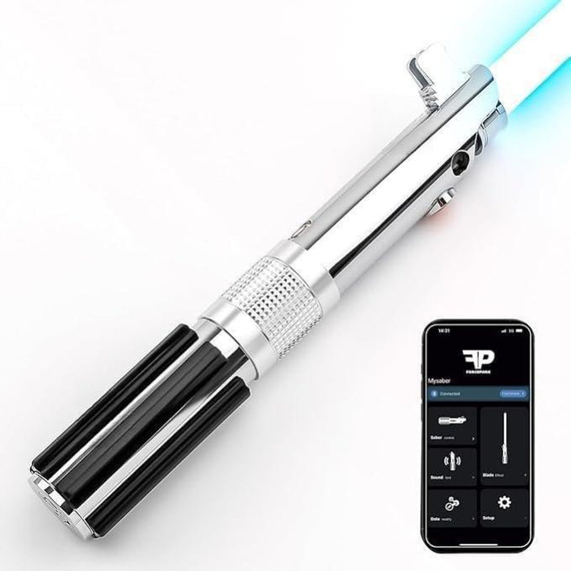 Ani-Se Upgraded Pixel Lightsaber - 16 Movie Sound Fonts, RGB 12 Color, Smart Motion Control, Metal Hilt, Heavy Dueling Saber for Adults & Kids - Smooth Swing