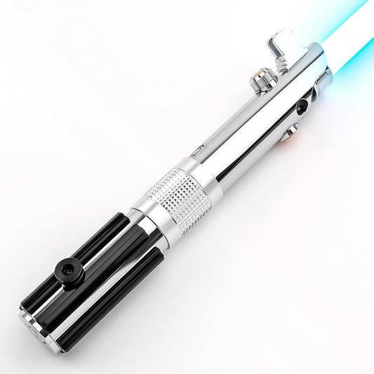 Ani-Se Upgraded Pixel Lightsaber - 16 Movie Sound Fonts, RGB 12 Color, Smart Motion Control, Metal Hilt, Heavy Dueling Saber for Adults & Kids - Smooth Swing